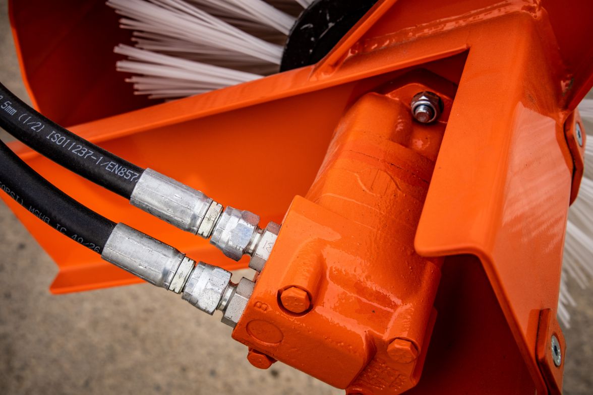 Optional 1.75m Broom Combo for B3150 Graders - Neilo Equipment